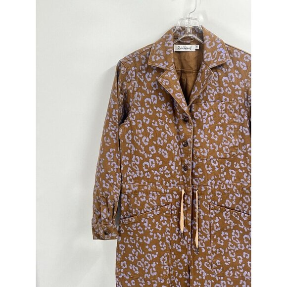 Rachel Antonoff Brown Leopard Print Jumpsuit - Picture 2 of 8